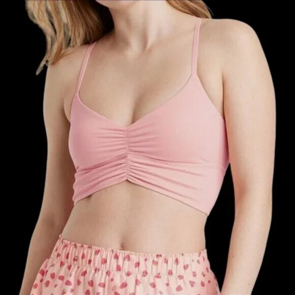Women's Balletcore Brami - Colsie Pink M - Picture 1 of 3